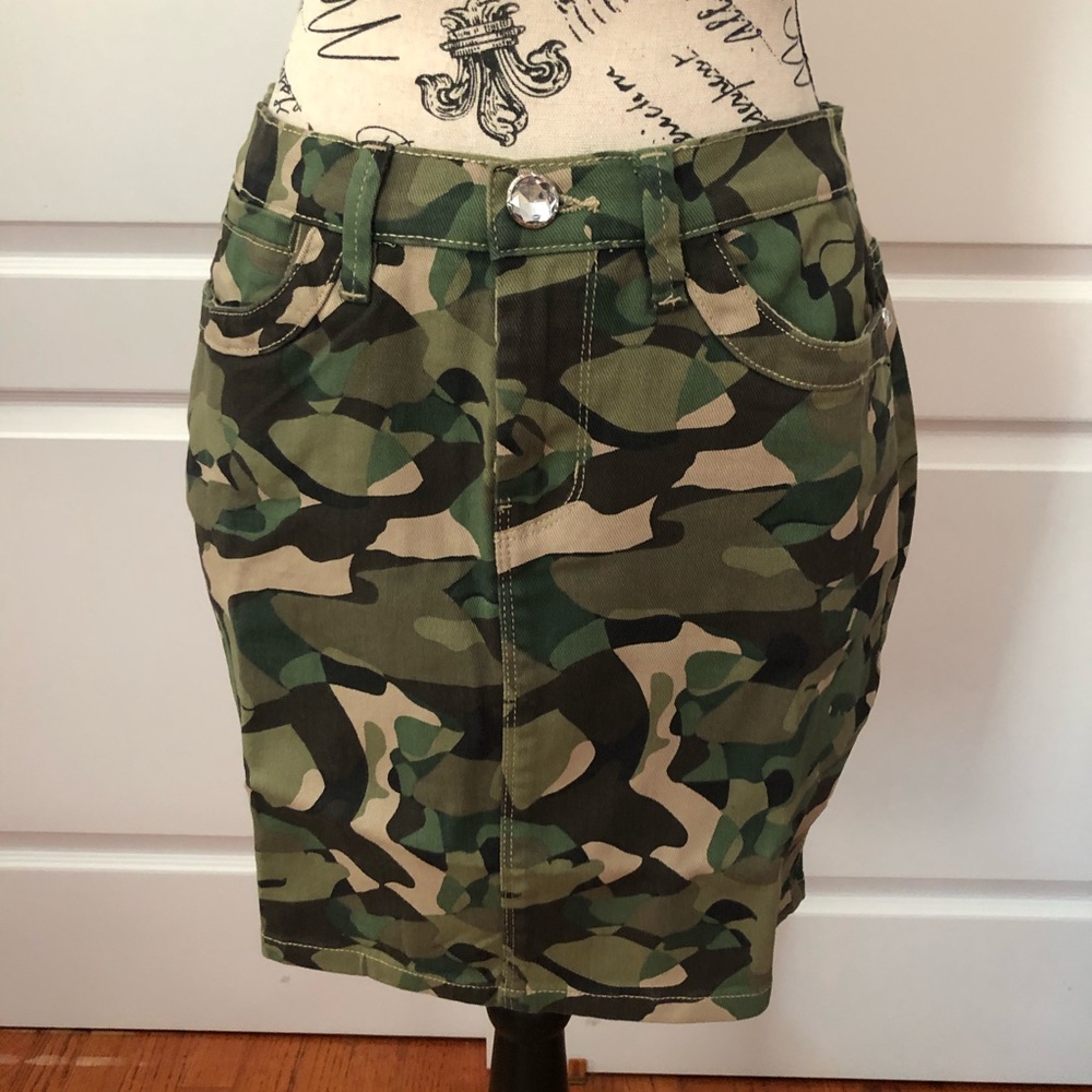 Camp mini jean skirt—brand new never worn